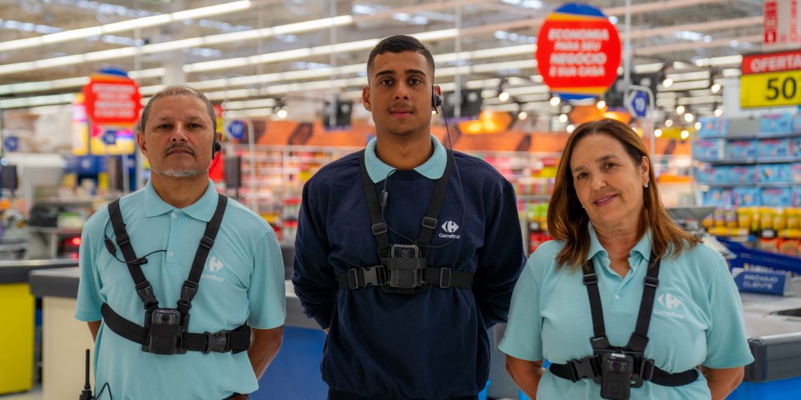 Grupo Carrefour Brasil investe R$ 16 milhões em bodycams para fiscais e seguranças